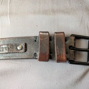 Men's Brown Leather Belt